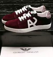 emporio armani ea7 zapatos man nouvelles anti-fourrure rouge